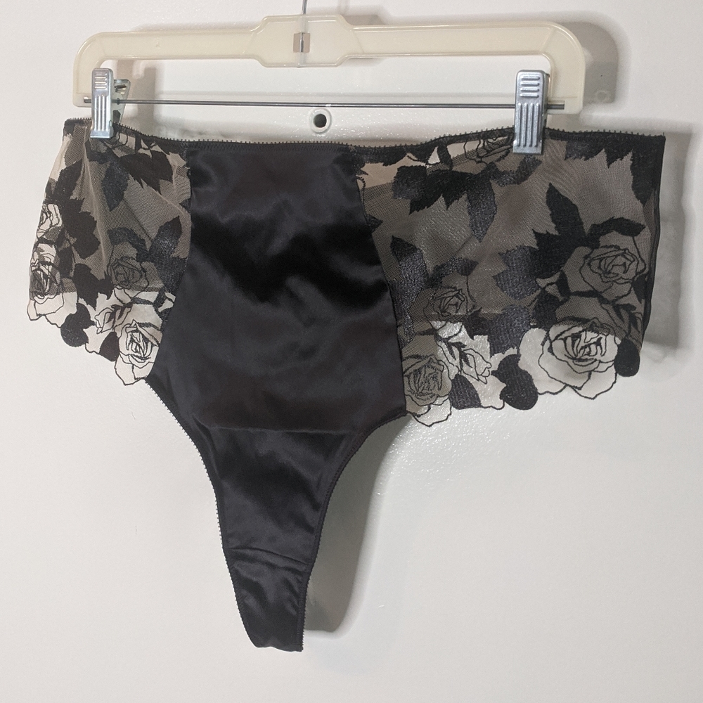 Dita Von Teese Rosabelle High Waist Thong NWT 18